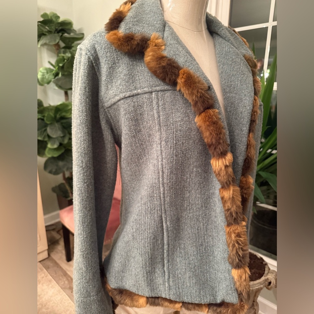 T.P. Saddleblanket & Co Faux Fur Trim Jacket